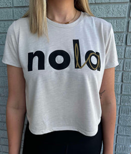 NO, LA | Ladies Crop Top